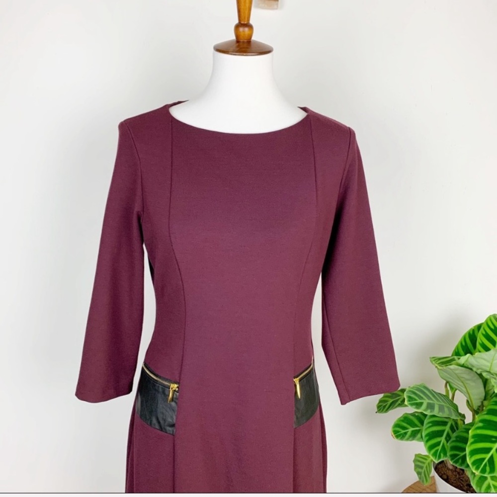 Zac & Rachel | 3/4 Sleeve Sheath Dress - Picture 4 of 8